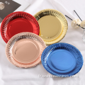 Vente chaude Nordic Style Golden Edg Assiette